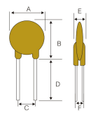 A250-1200插件保險(xiǎn)絲尺寸圖